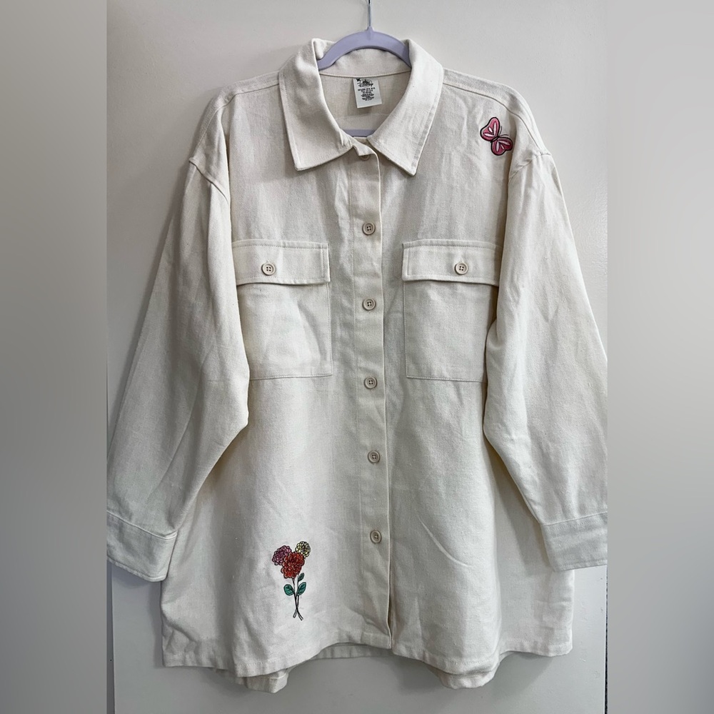 Disney Epcot Flower & Garden Festival | “Grow Happiness” Oversized Button-Up